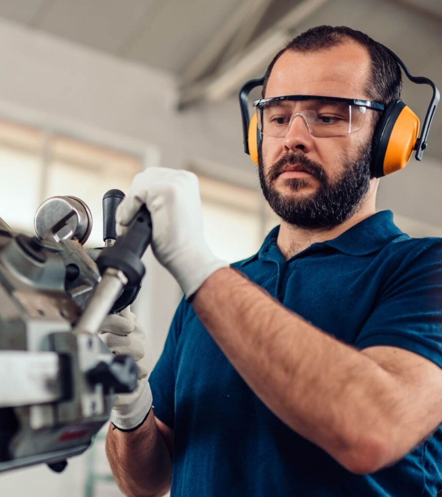 Split Slider Green Steel